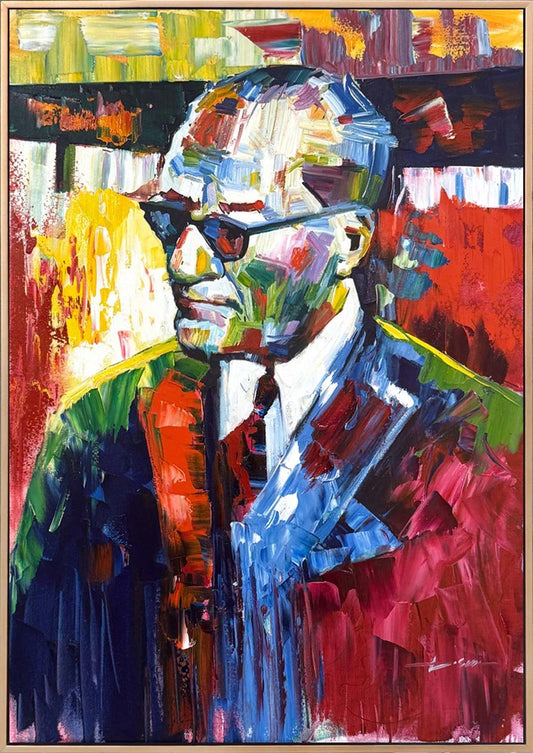 Renklerle Atatürk Yağlı Boya Tablosu