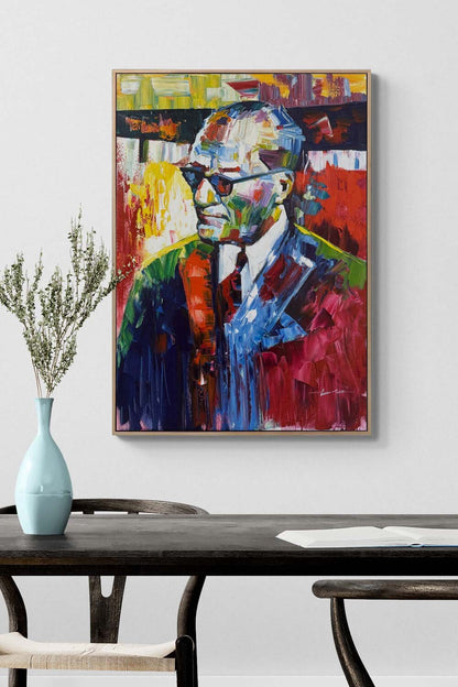 Renklerle Atatürk Yağlı Boya Tablosu