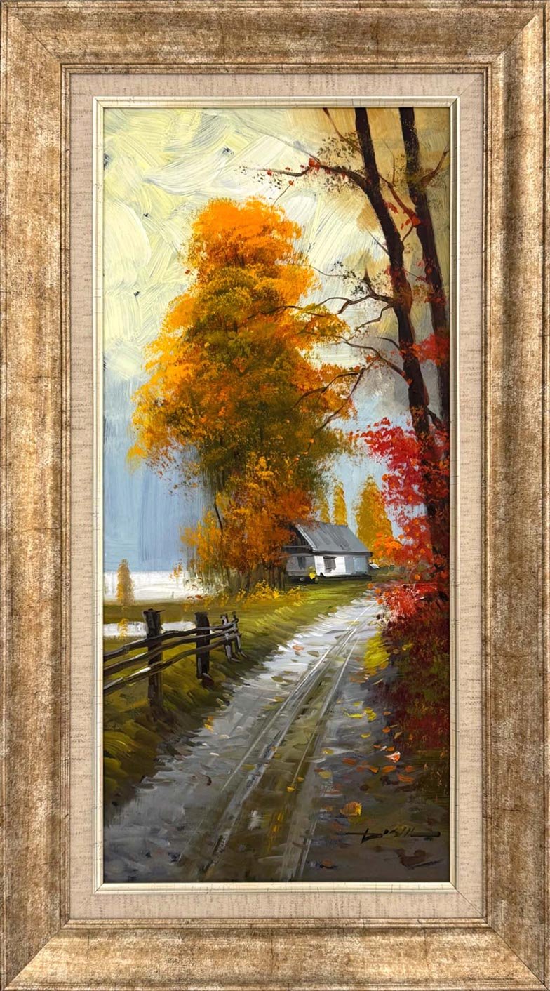 Sonbaharda Zaman Yağlı Boya Tablosu