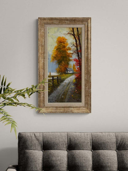 Sonbaharda Zaman Yağlı Boya Tablosu