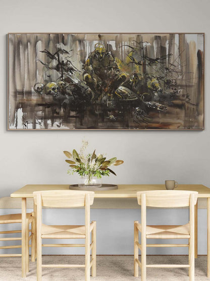 Ölümün Nöbetçisi Yağlı Boya Tablosu