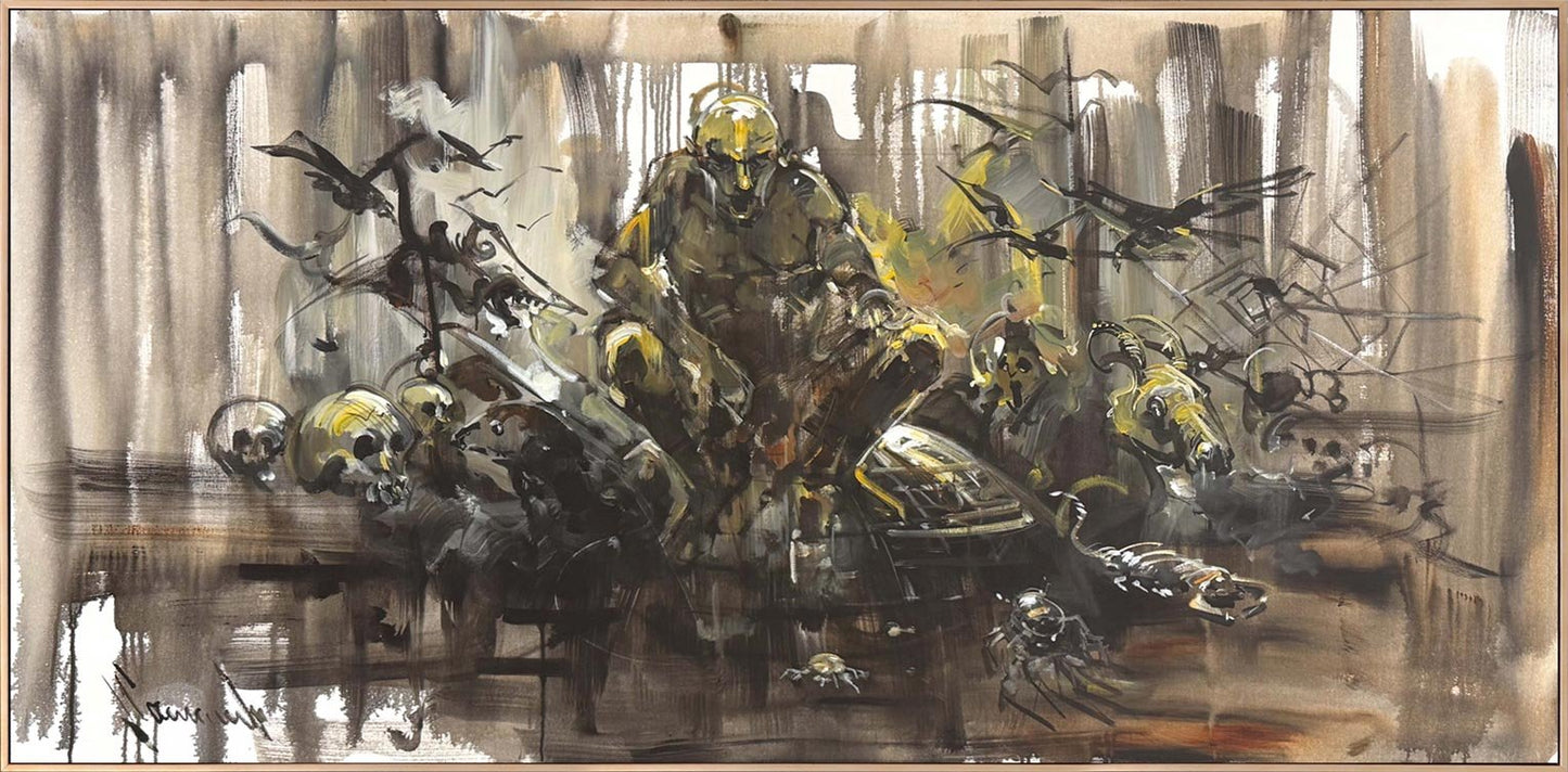 Ölümün Nöbetçisi Yağlı Boya Tablosu