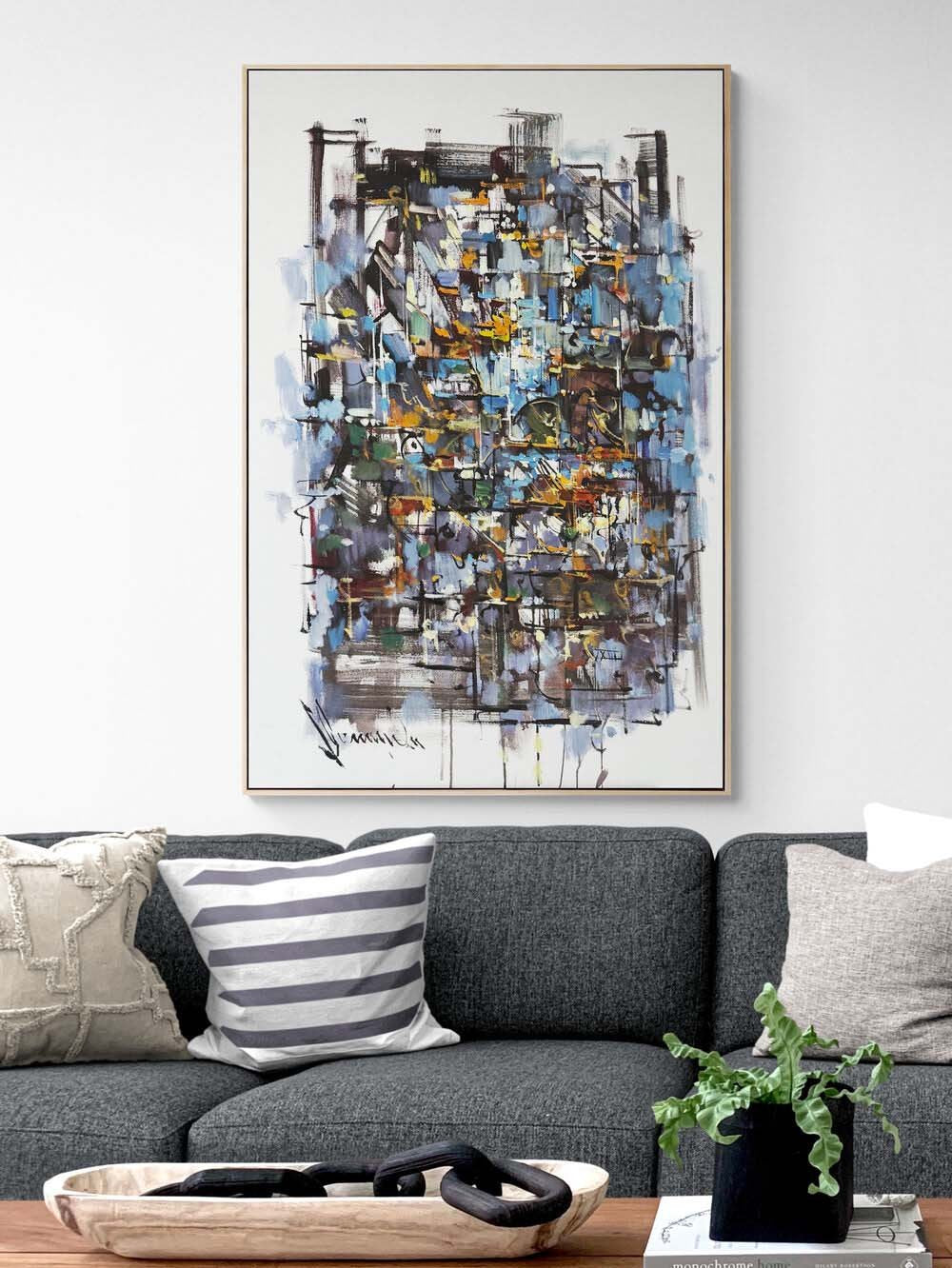 Sessiz Adımlar Yağlı Boya Tablosu