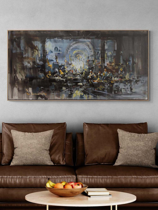 Zamanın Son Perdesi Yağlı Boya Tablosu