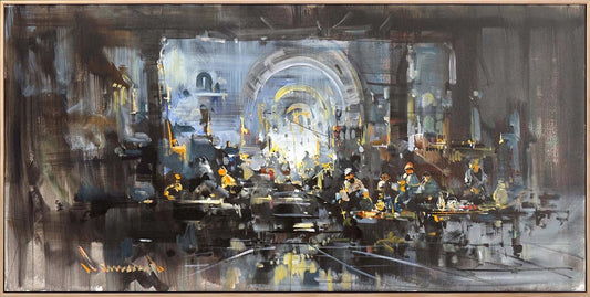 Zamanın Son Perdesi Yağlı Boya Tablosu