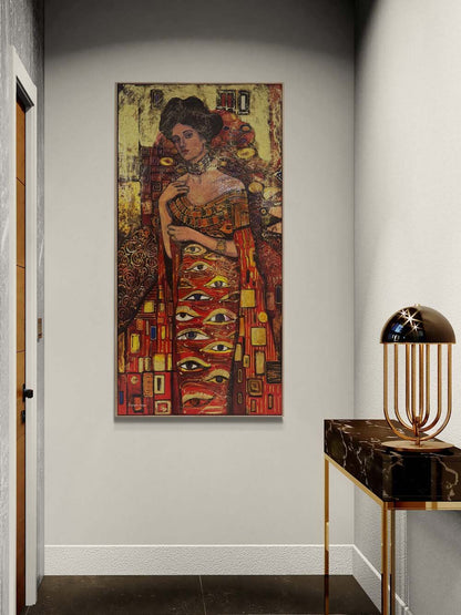 Sessiz Gözler Yağlı Boya Tablosu