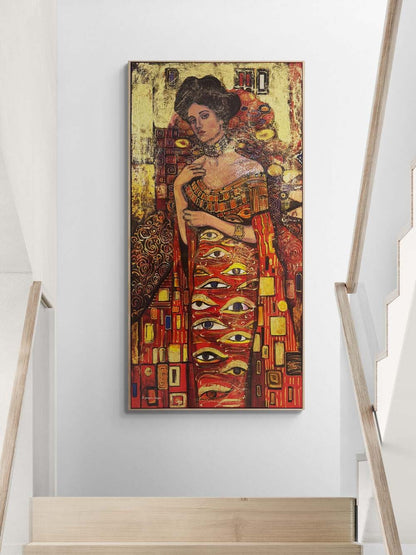 Sessiz Gözler Yağlı Boya Tablosu