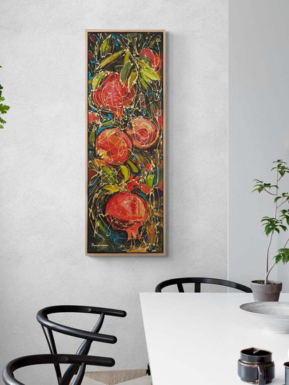 Nar Ağacı Yağlı Boya Tablosu