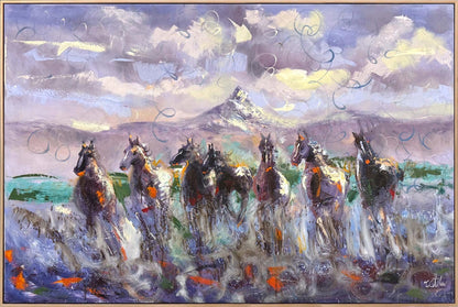 Özgürlüğe Doğru Yağlı Boya Tablosu