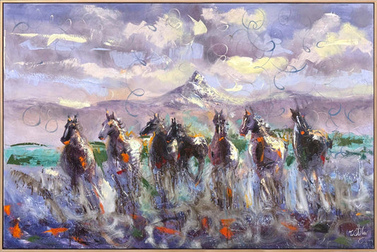 Özgürlüğe Doğru Yağlı Boya Tablosu