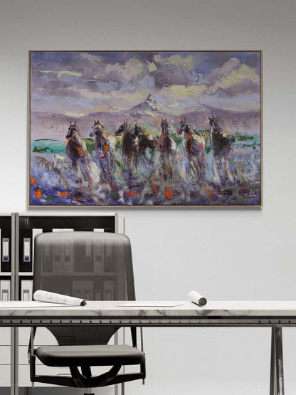 Özgürlüğe Doğru Yağlı Boya Tablosu