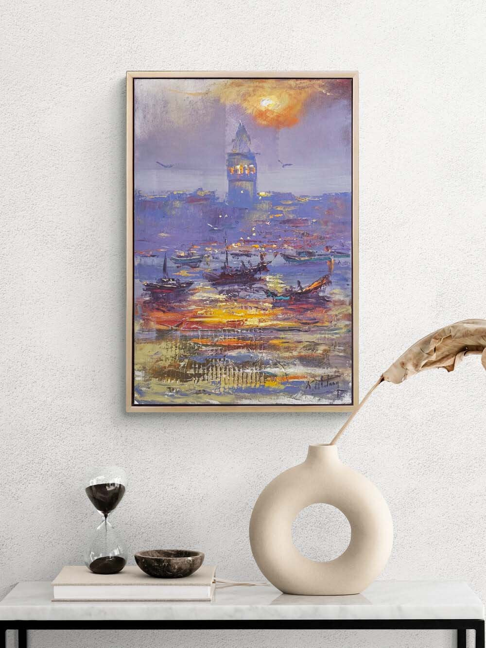 Tarihin Sessiz Bekçisi Yağlı Boya Tablosu