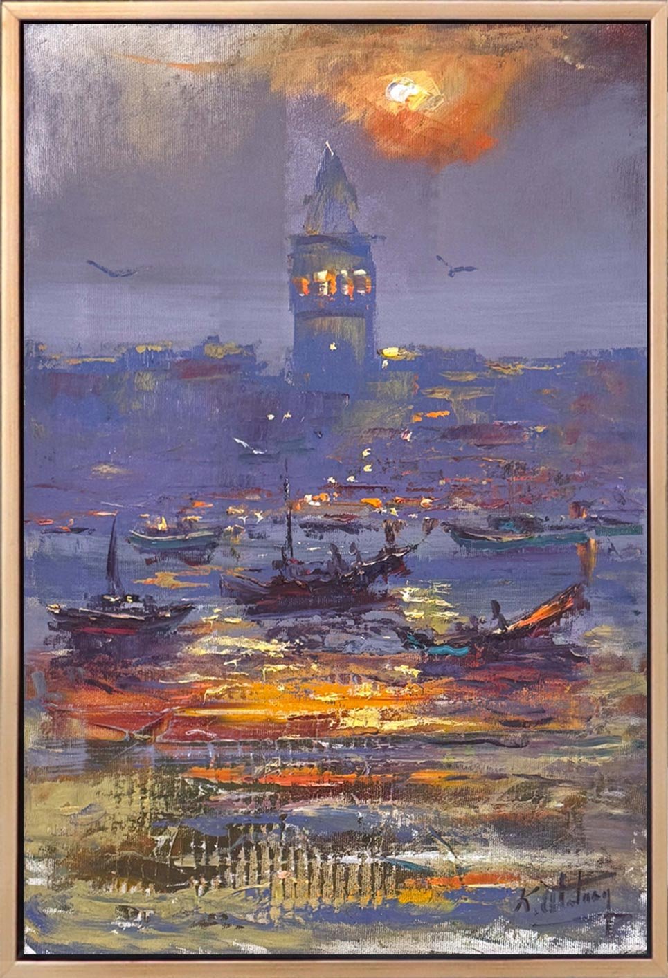 Tarihin Sessiz Bekçisi Yağlı Boya Tablosu