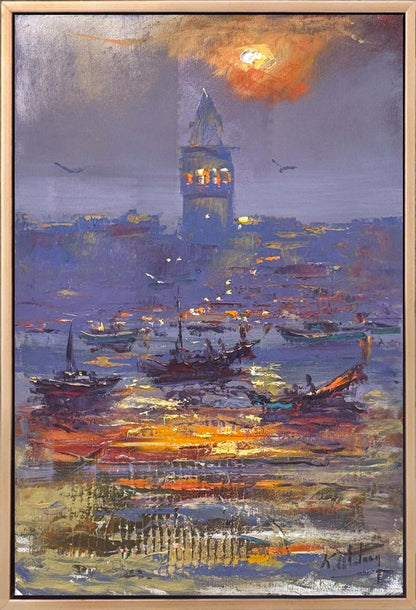 Tarihin Sessiz Bekçisi Yağlı Boya Tablosu