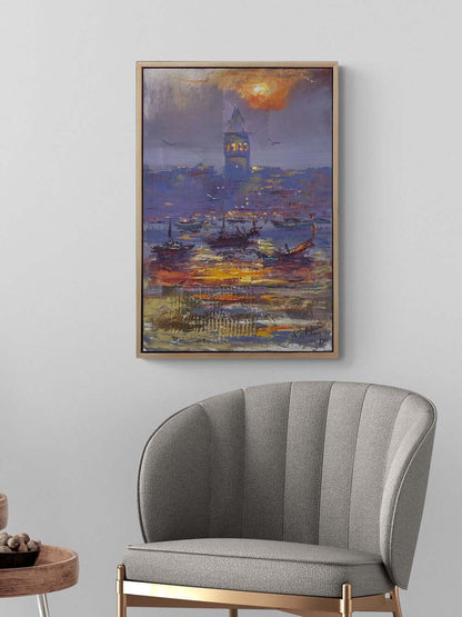 Tarihin Sessiz Bekçisi Yağlı Boya Tablosu