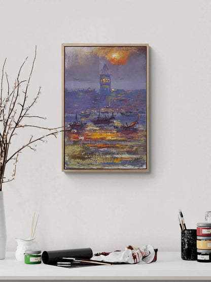 Tarihin Sessiz Bekçisi Yağlı Boya Tablosu