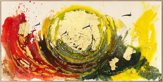 Güneşin Doğuşu Yağlı Boya Tablosu