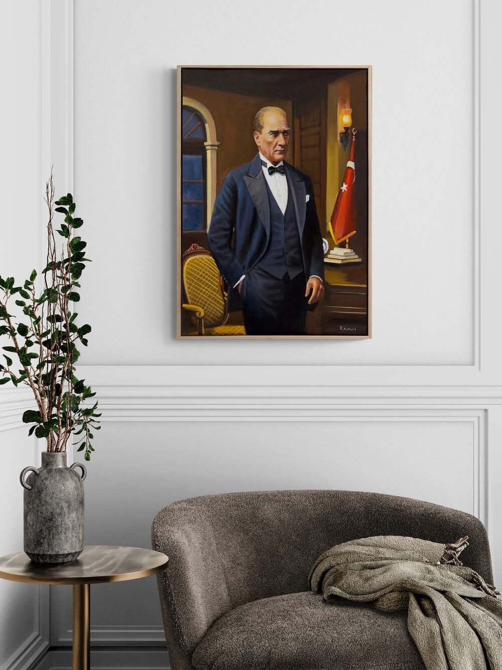 Ata’ya Minnet Yağlı Boya Tablosu