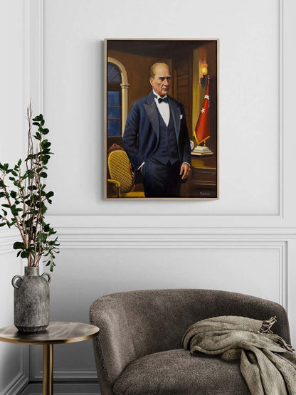 Ata’ya Minnet Yağlı Boya Tablosu