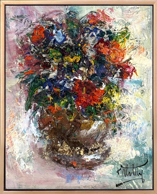 Umudun Çiçekleri Yağlı Boya Tablosu