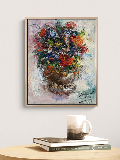 Umudun Çiçekleri Yağlı Boya Tablosu