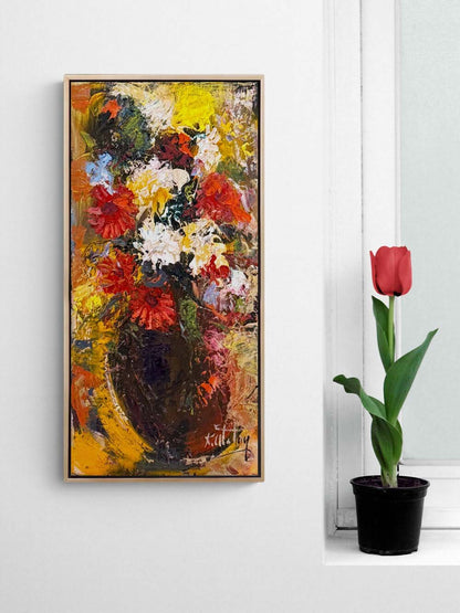 Bir Demet Işık Yağlı Boya Tablosu