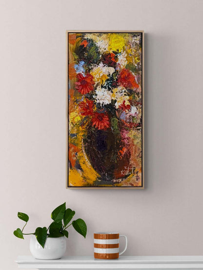 Bir Demet Işık Yağlı Boya Tablosu