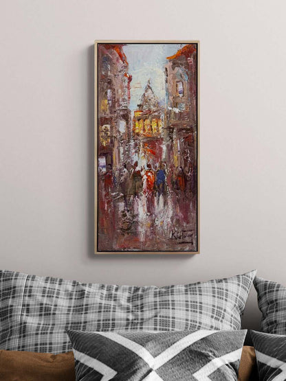 Galata’da Sabah Vakti Yağlı Boya Tablosu