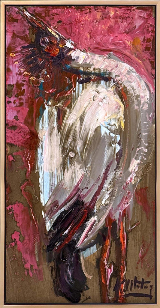 Kanatların Gölgesinde Yağlı Boya Tablosu