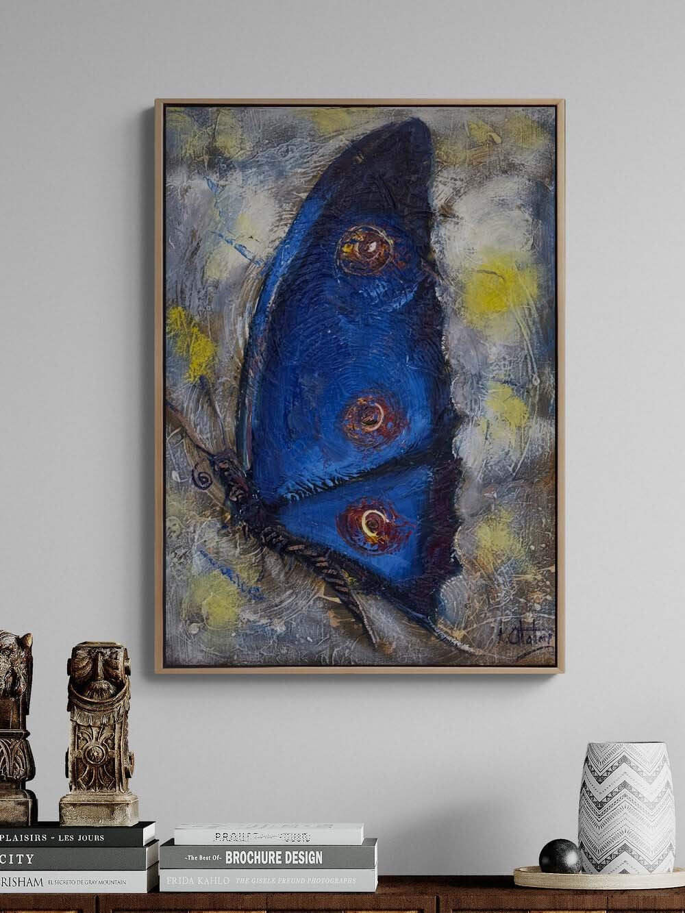 Kayıp Kelebek Yağlı Boya Tablosu