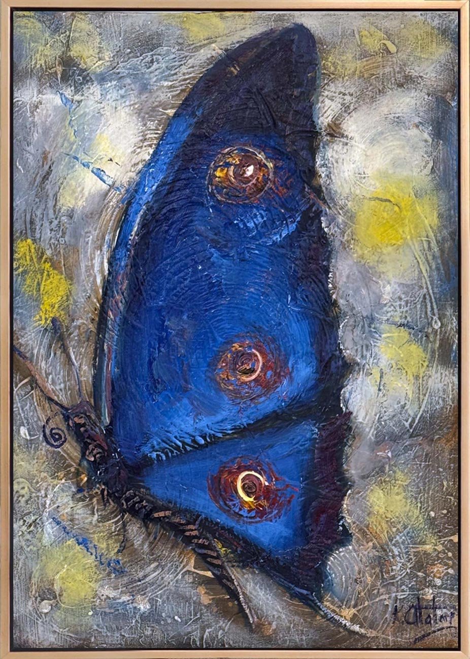 Kayıp Kelebek Yağlı Boya Tablosu