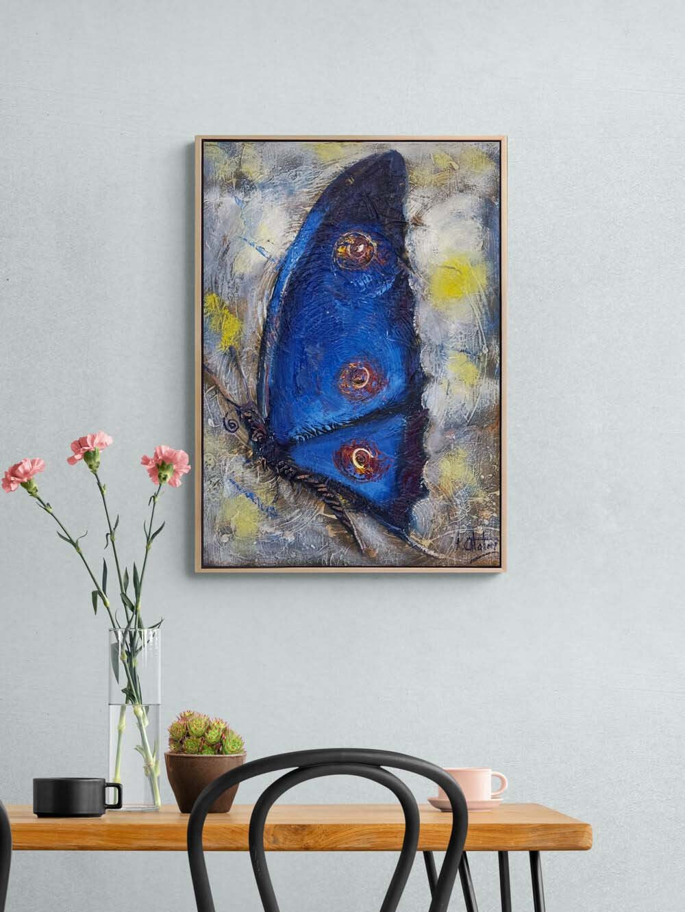 Kayıp Kelebek Yağlı Boya Tablosu