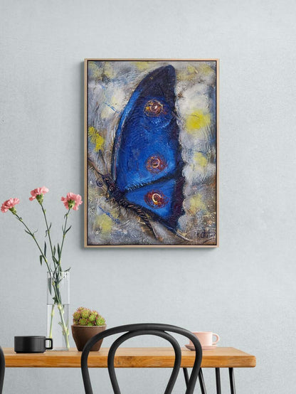 Kayıp Kelebek Yağlı Boya Tablosu