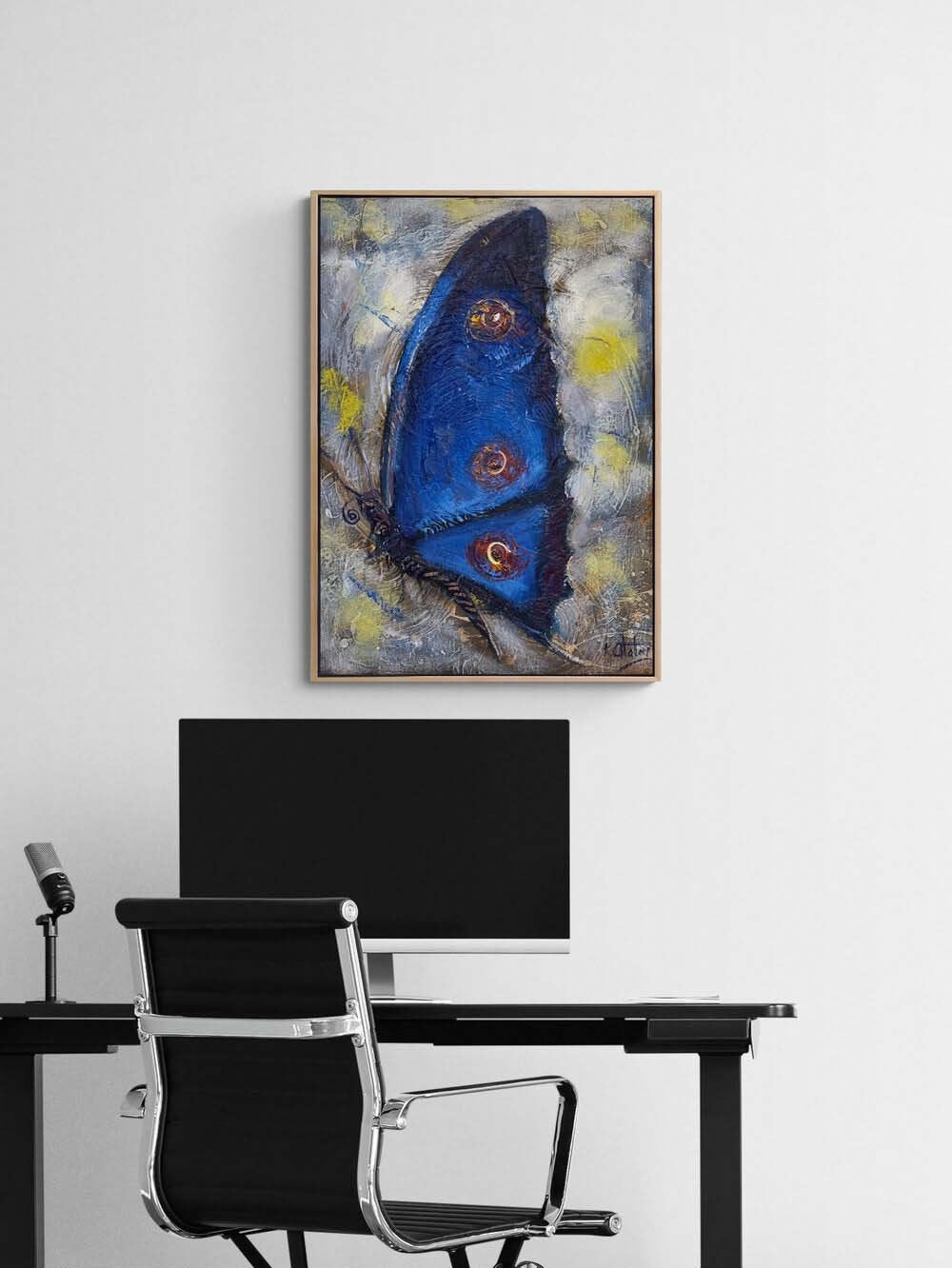 Kayıp Kelebek Yağlı Boya Tablosu