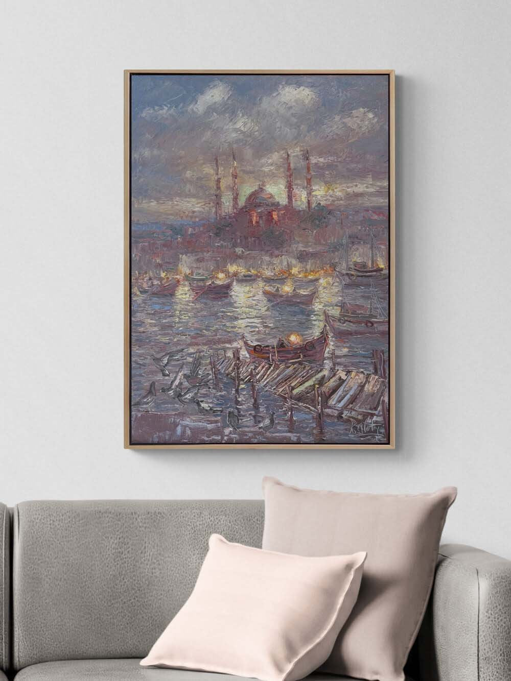 Kaybolan İstanbul Yağlı Boya Tablosu