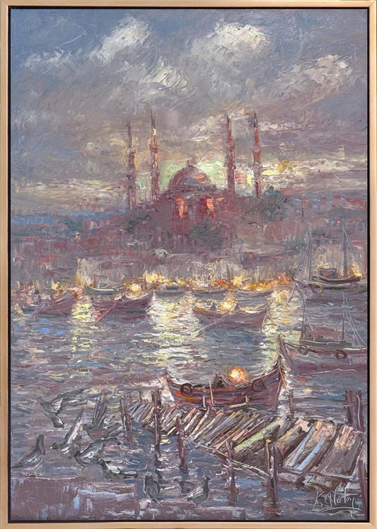 Kaybolan İstanbul Yağlı Boya Tablosu