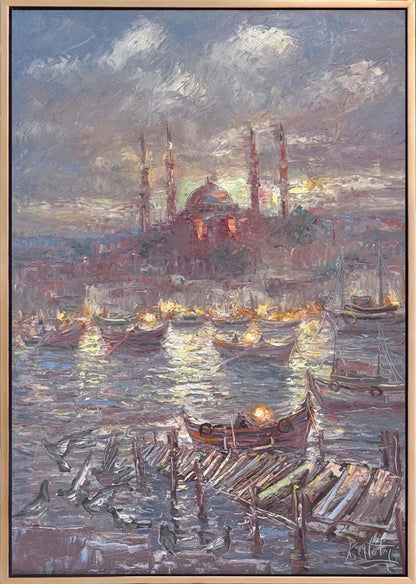 Kaybolan İstanbul Yağlı Boya Tablosu