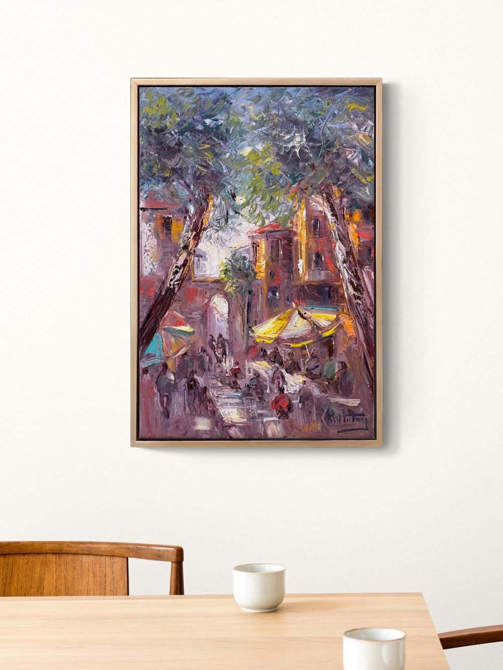 Küçük Meydan Yağlı Boya Tablosu