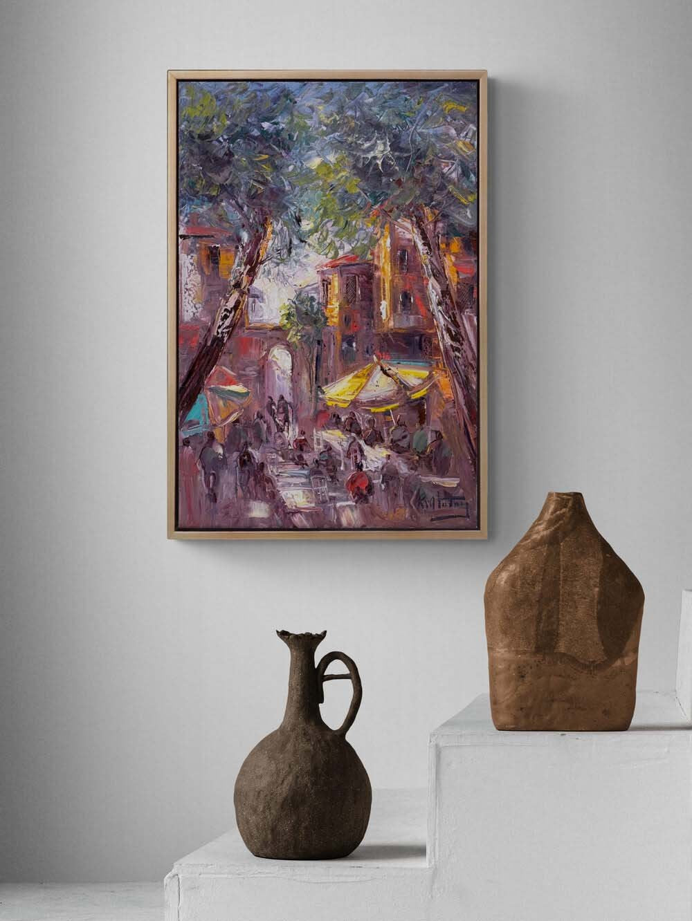 Küçük Meydan Yağlı Boya Tablosu