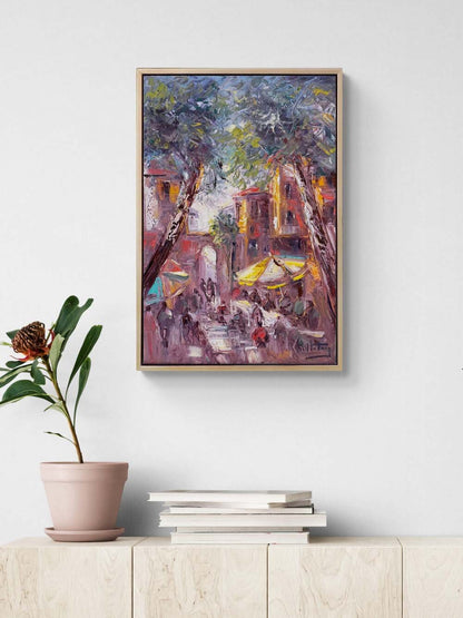 Küçük Meydan Yağlı Boya Tablosu