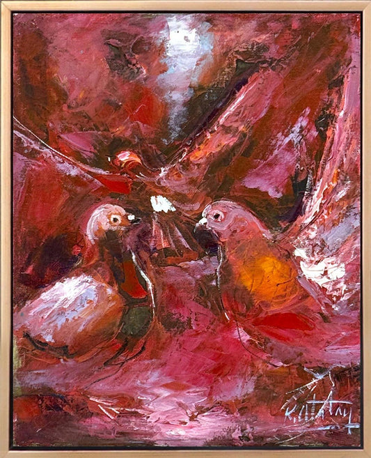 Kırık Kanatların Şarkısı Yağlı Boya Tablosu