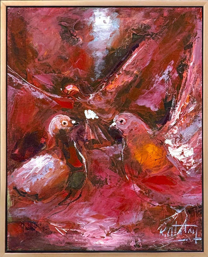 Kırık Kanatların Şarkısı Yağlı Boya Tablosu