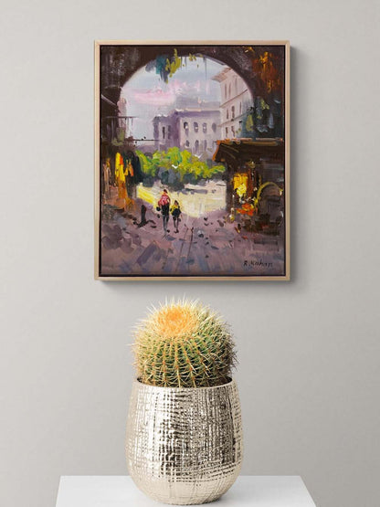 Kentde Sessizlik Yağlı Boya Tablosu