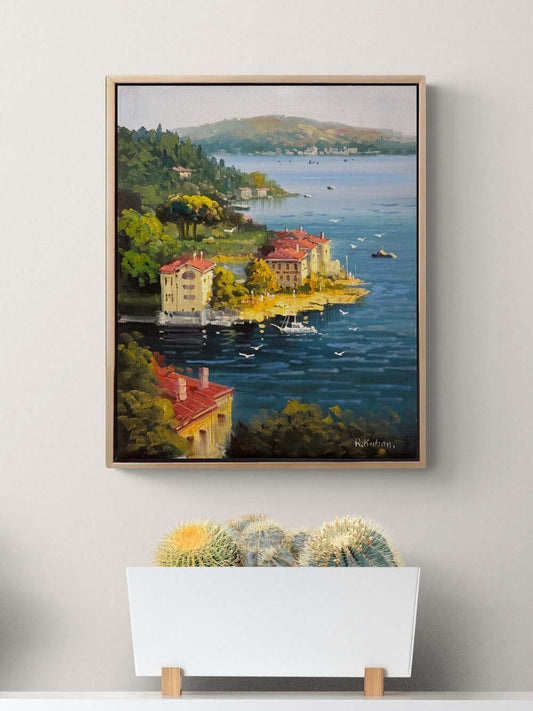 Akşamüstü İstanbul’da Yağlı Boya Tablosu