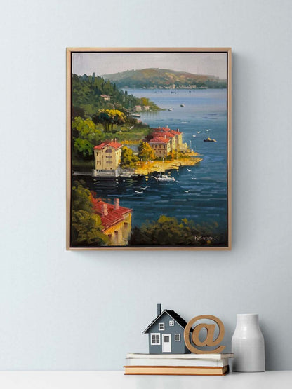 Akşamüstü İstanbul’da Yağlı Boya Tablosu