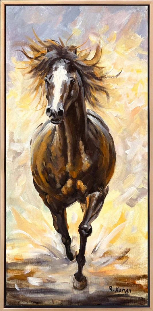 Yılkı Atı Yağlı Boya Tablosu