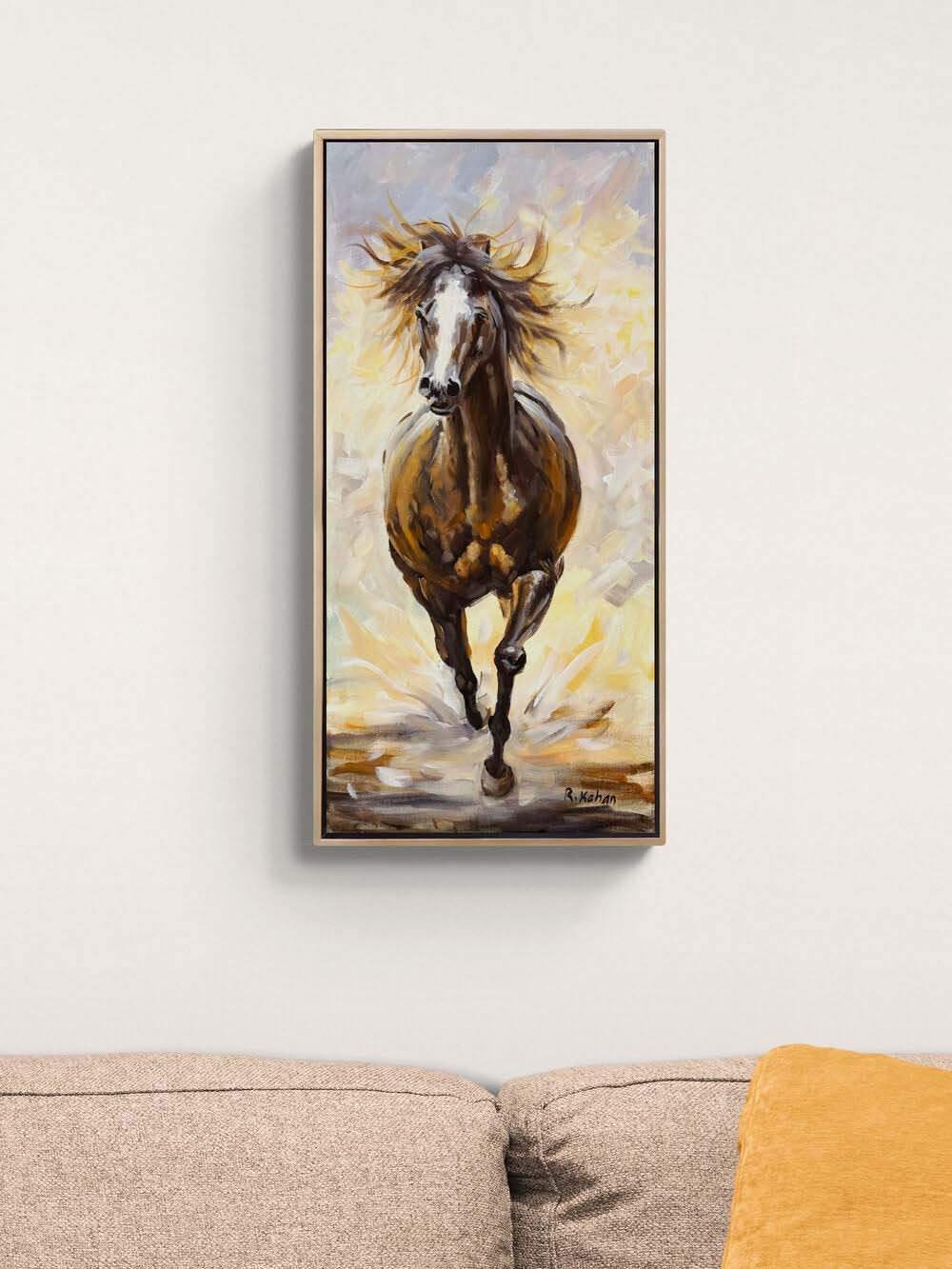 Yılkı Atı Yağlı Boya Tablosu