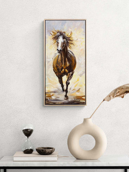 Yılkı Atı Yağlı Boya Tablosu