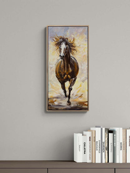 Yılkı Atı Yağlı Boya Tablosu