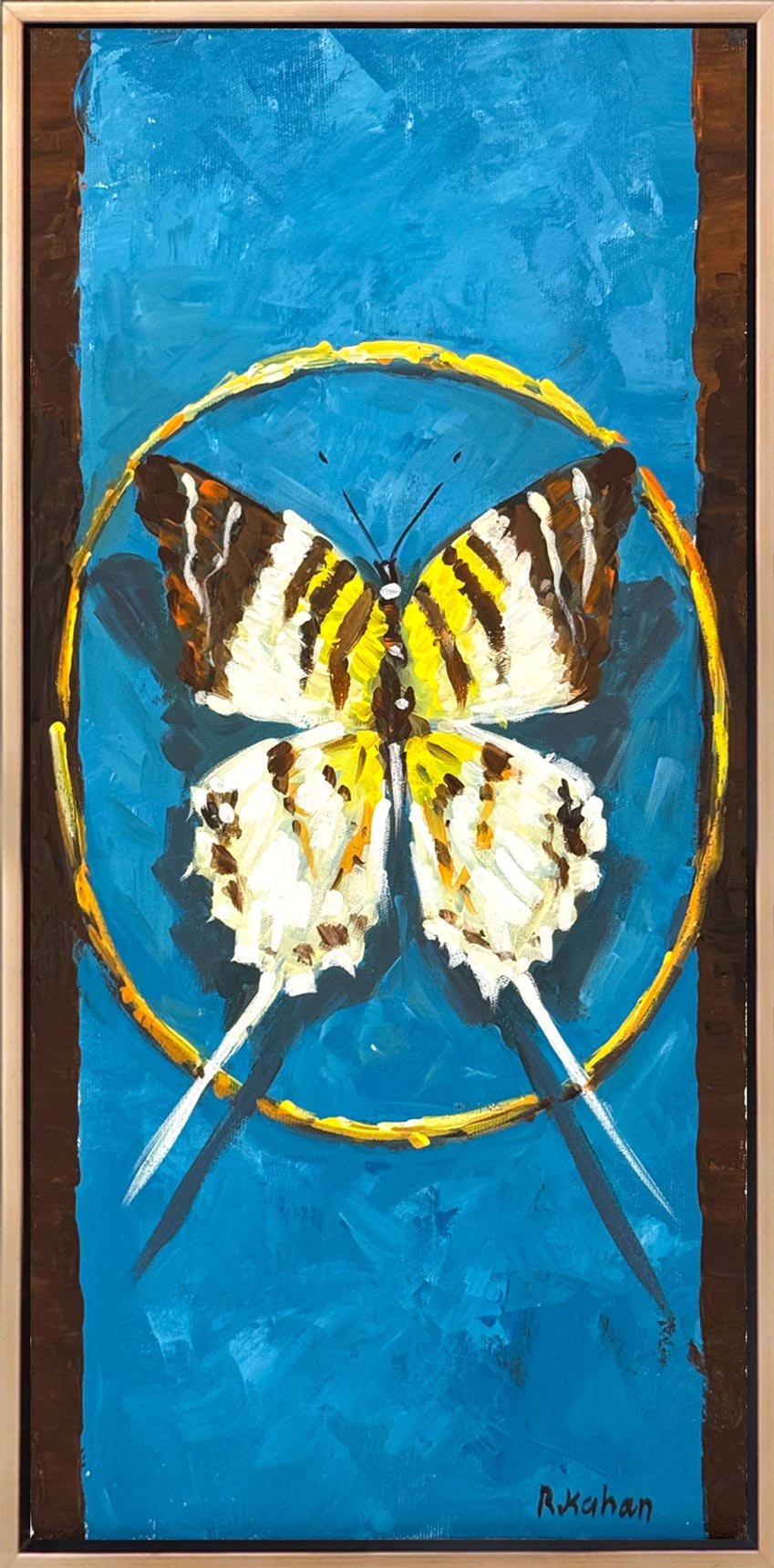 Bir Kelebeğin Öyküsü Yağlı Boya Tablosu